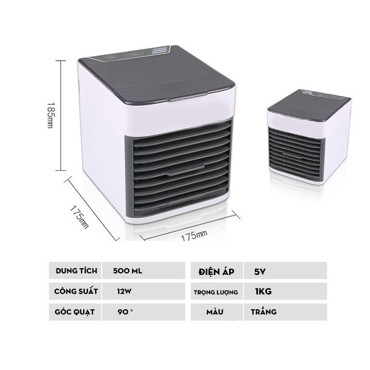 Quạt Điều Hòa Mini Siêu Mát -  Quạt Hơi Nước  Điều Hòa Nhỏ Gọn