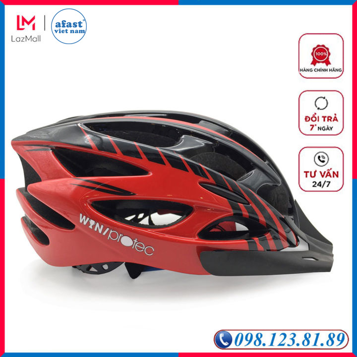 Mũ bảo hiểm nón bảo hiểm xe đạp thể thao thời trang Protec Win 037 đủ màu size L phù hợp vòng đầu 57cm Đến 62cm