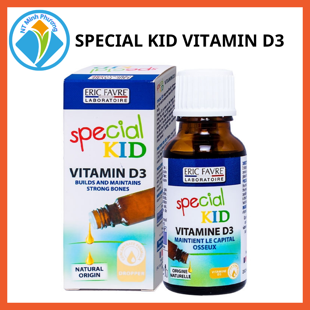 Special kid vitamin d3 bổ sung vitamin d3 cho bé 20ml | nhập khẩu chính hãng pháp