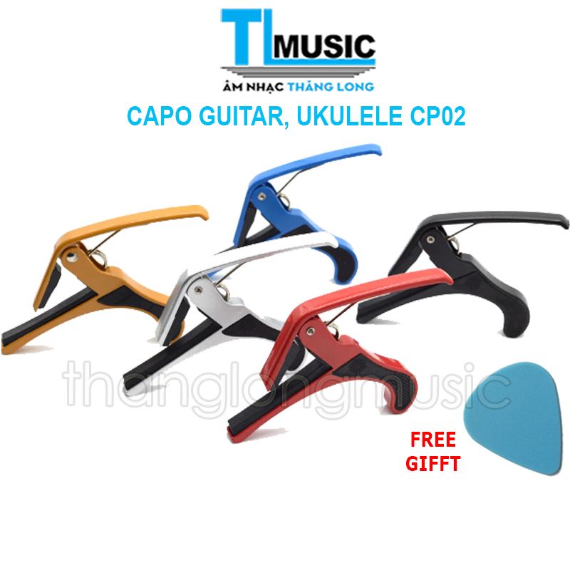 Capo Đàn Guitar Acoustic/Classic kim loại dùng để nâng tone cho đàn guitar - Thăng Long Music