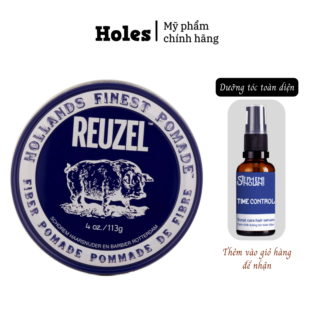 Sáp vuốt tóc Reuzel Fiber Pomade chính hãng