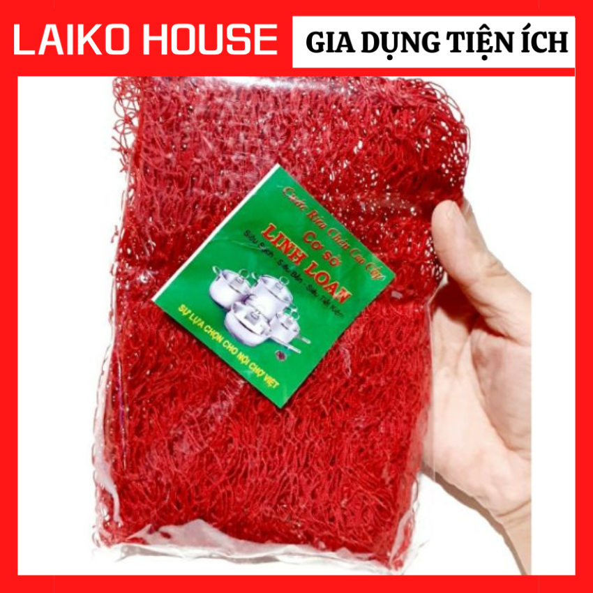 Combo 5 miếng lưới rửa chén bát siêu sạch siêu bền, tạo nhiều bọt
