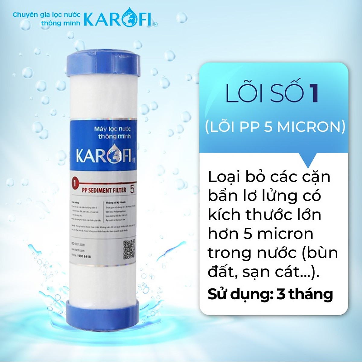 Bộ 3 Lõi Lọc Nước Karofi Số 123 Chính Hãng Yêu Bếp Nghiện Nhà VNM