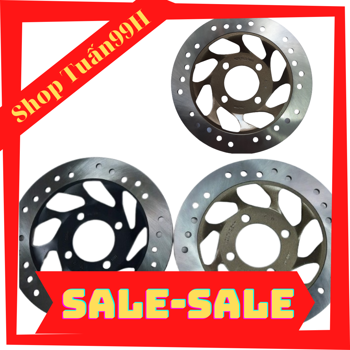 Đĩa thắng lõm 4 lỗ loại tốt dành cho RS100, Future Neo
