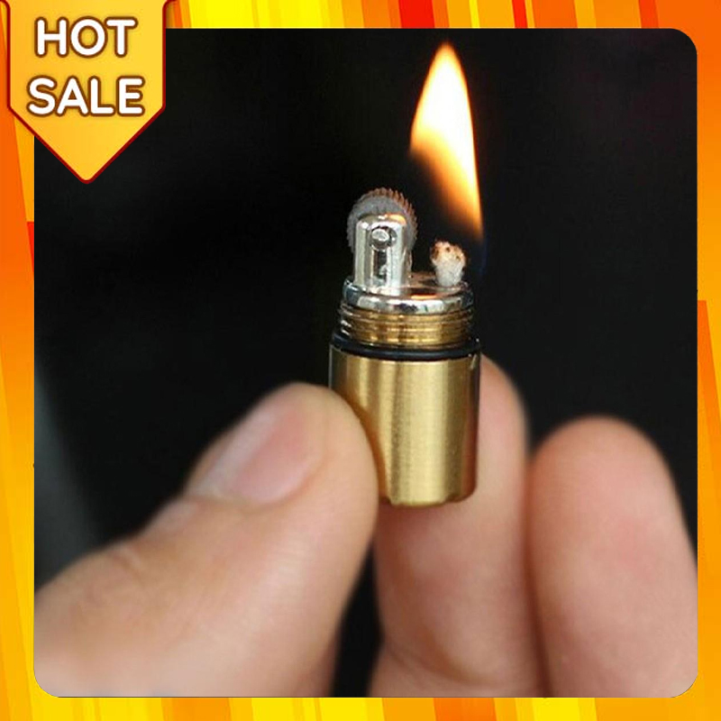 Móc treo chìa khóa kiêm bật lửa xăng đá HY618 nhỏ nhất thế giới
