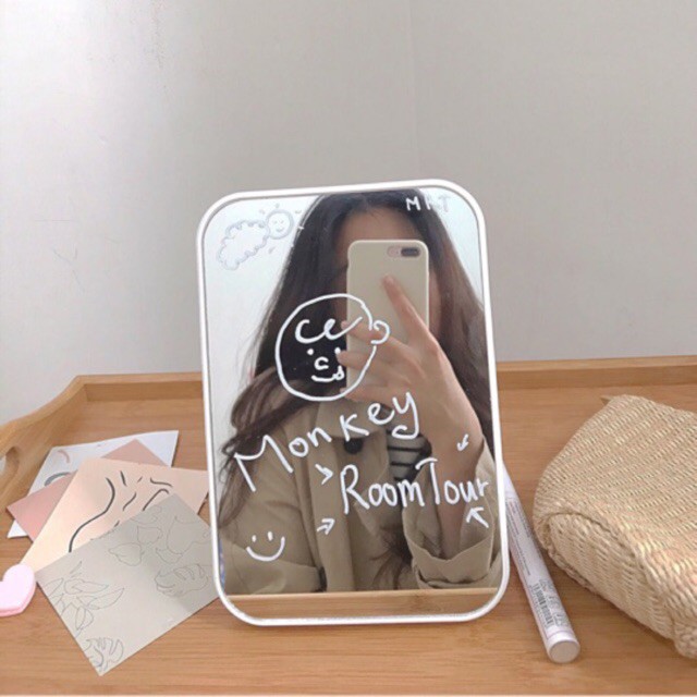 Gương Soi Để Bàn Ipad Gấp Gọn Ulzzang Style