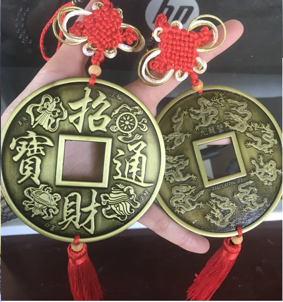 Dây Đồng Xu Chiêu Tài Tiến Bảo Tài Lộc May Mắn