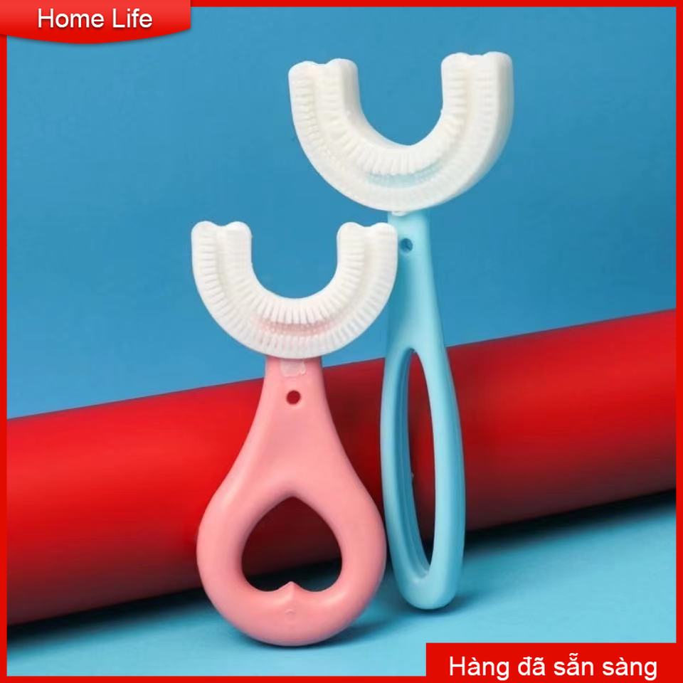 Bàn chải đánh răng POCKETOP hình chữ U từ silicon cho bé từ 6 - 12 tuổi