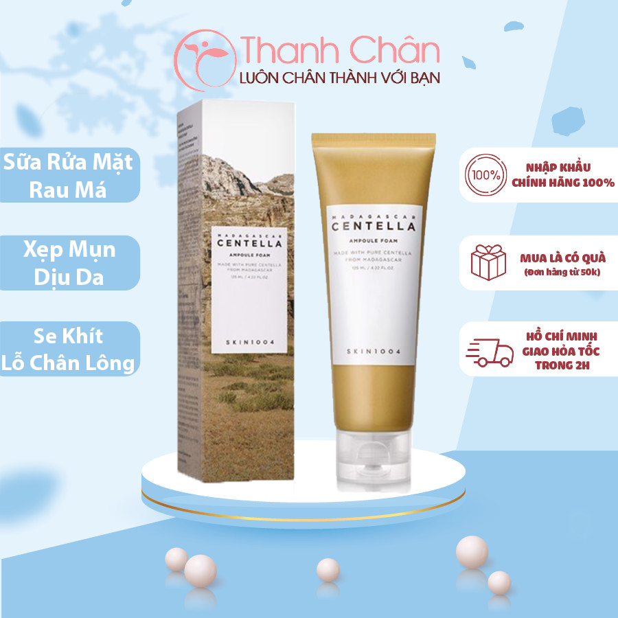 Sữa Rữa Mặt Skin1004 Madagascar Centella Ampoule Foam 125ml
