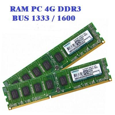 Ram kingmax pc ddr3 4gb bus 1333 - 4gb bus 1666 - hàng renew
