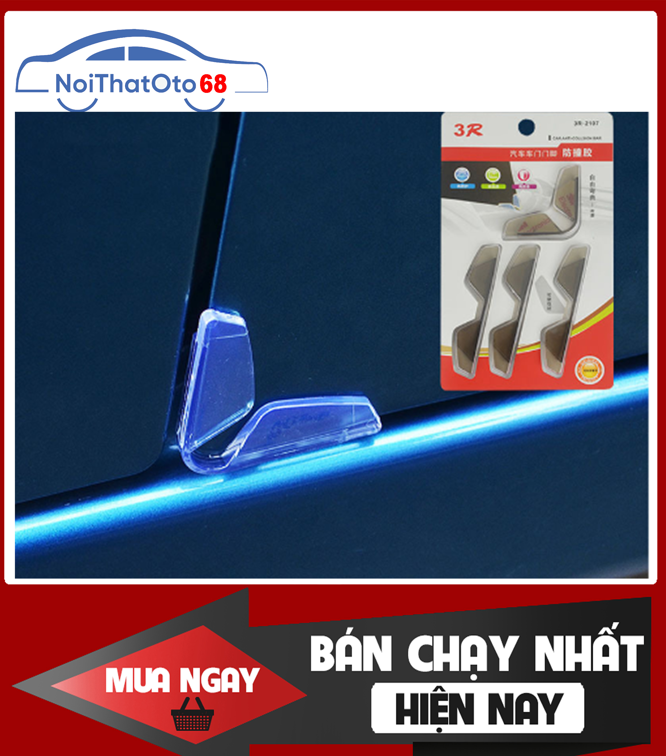 Nẹp góc cửa xe oto chống va đập