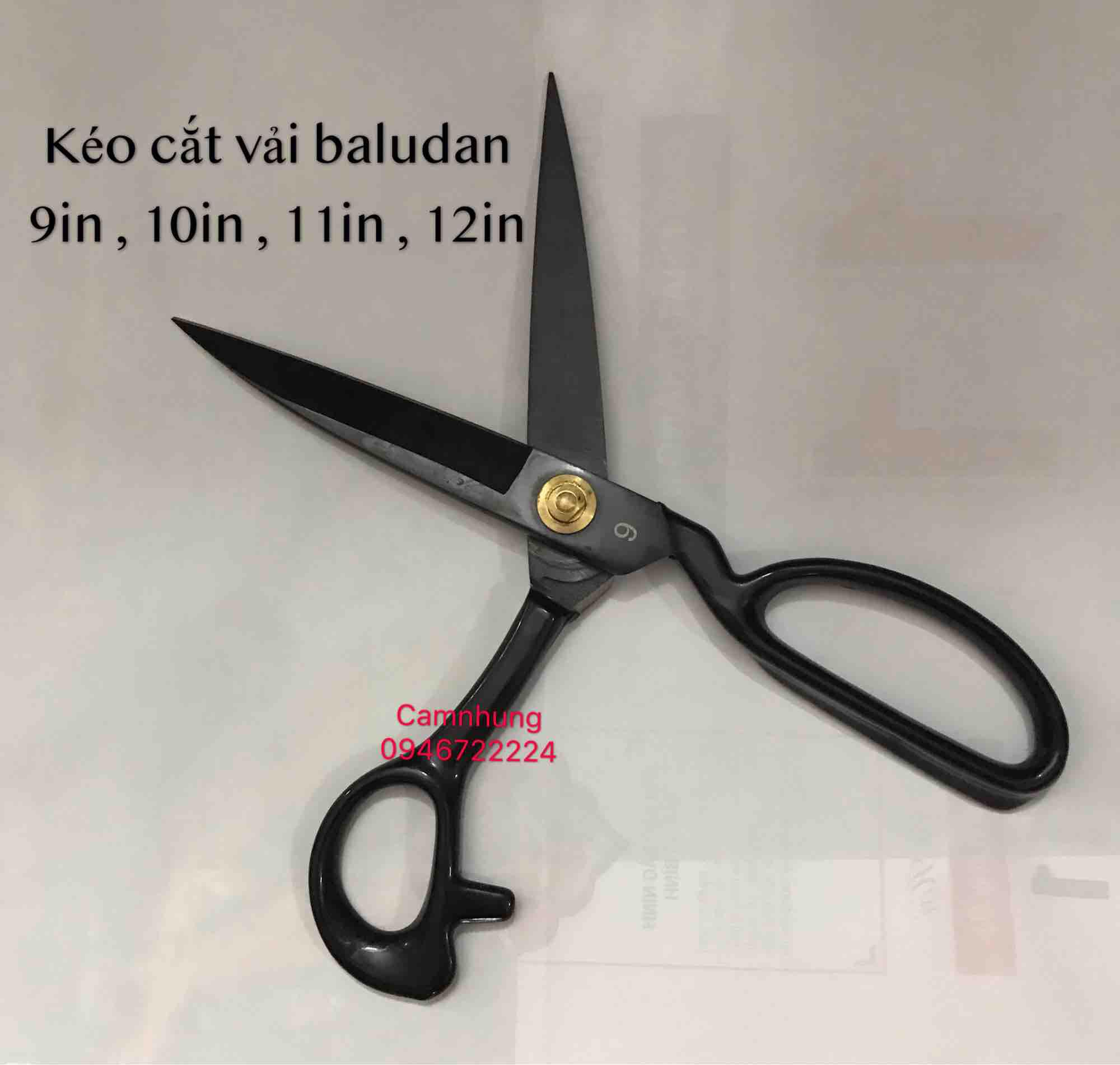 Kéo cắt vải chuyên nghiệp baludan 9in 10in 11in 12in