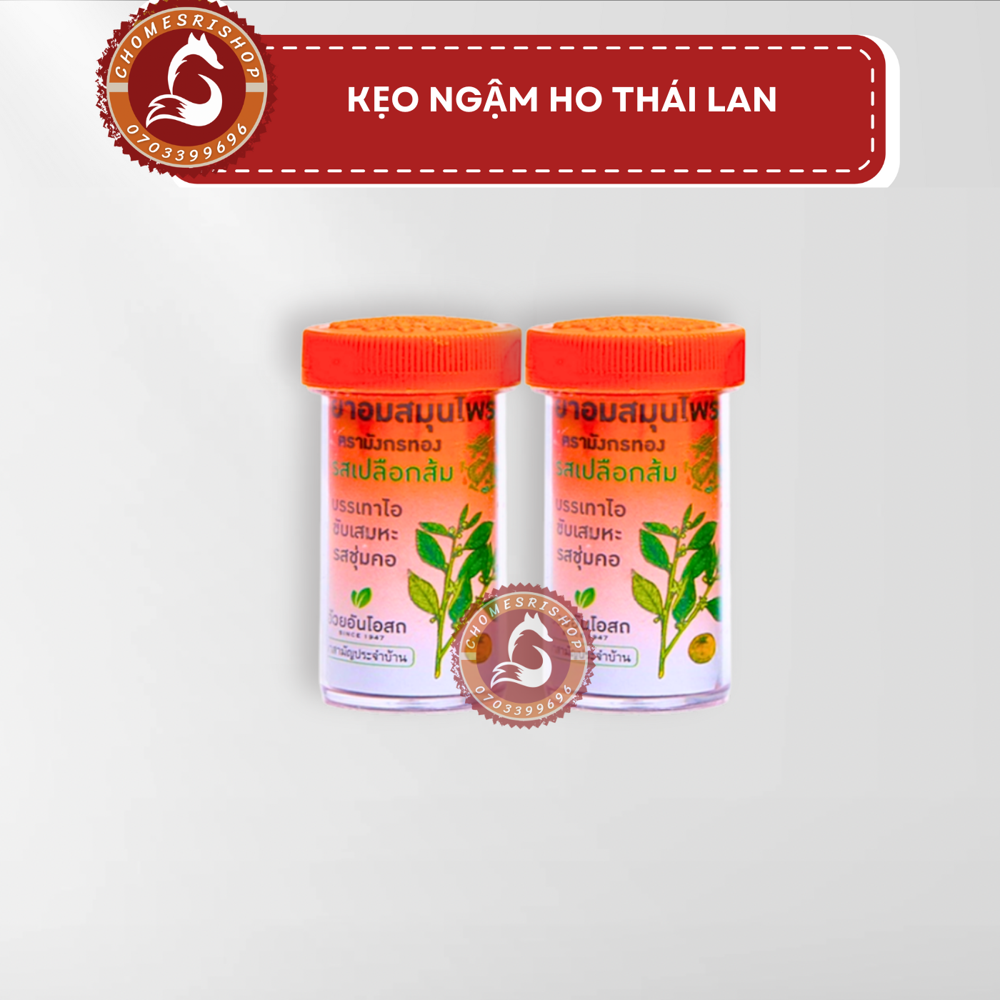 Kẹo ngậm ho cam thảo thá¡ Lan