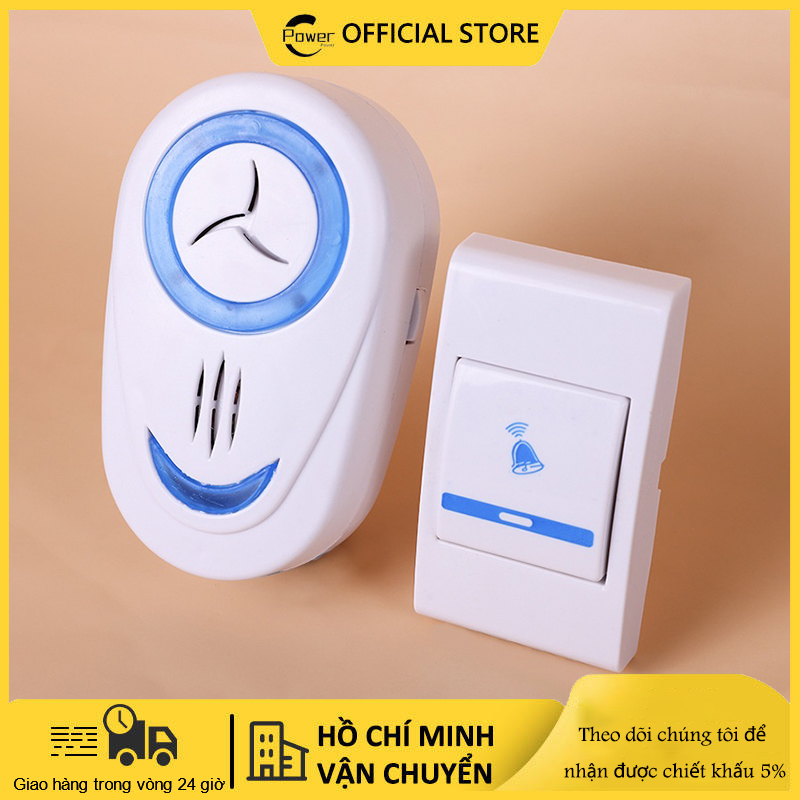 Chuông báo khách kiêm chống trộm hồng ngoại, chuông cửa