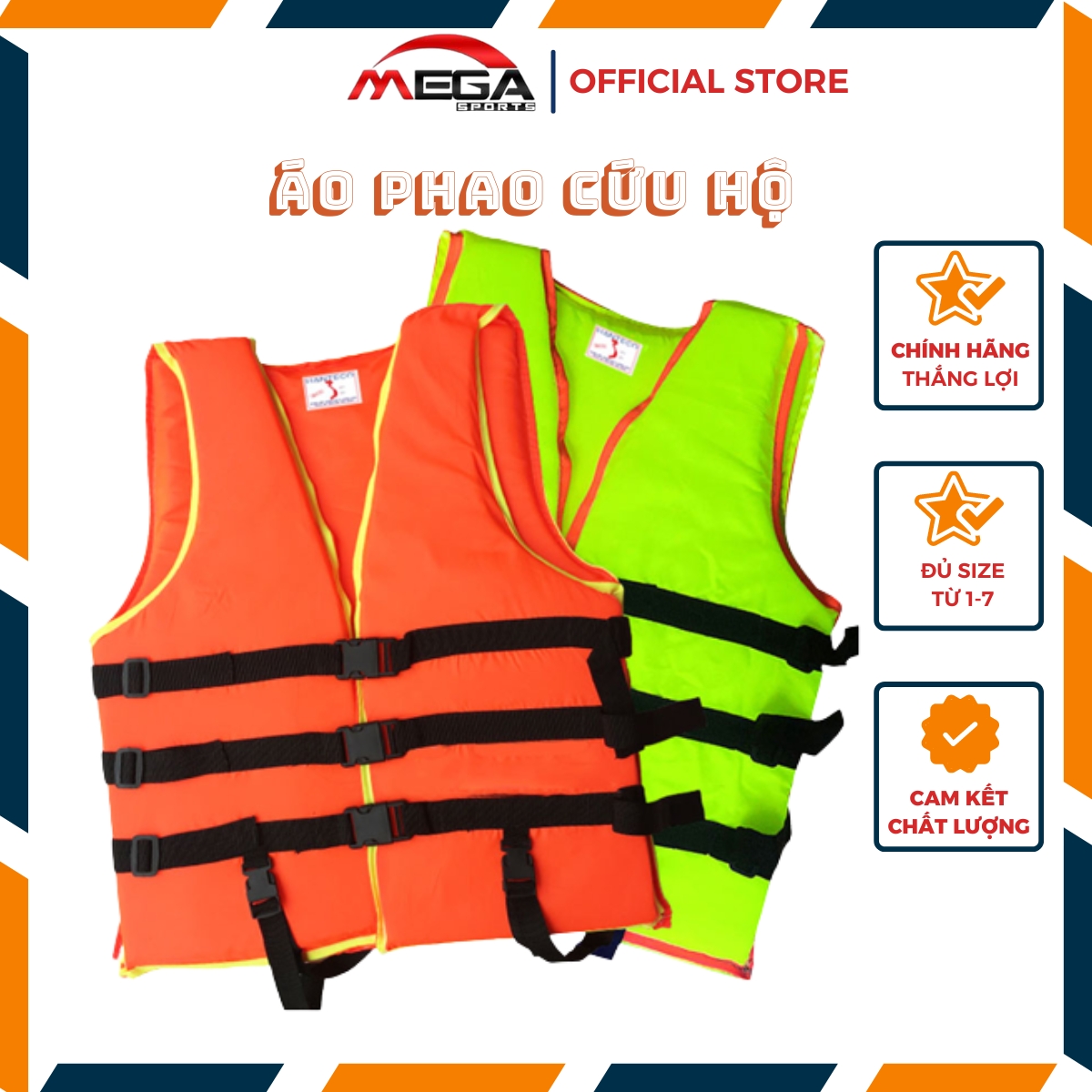 Phao bơi cho bé, áo phao cứu hộ siêu nhẹ - Đủ size cho cả trẻ em và người lớn