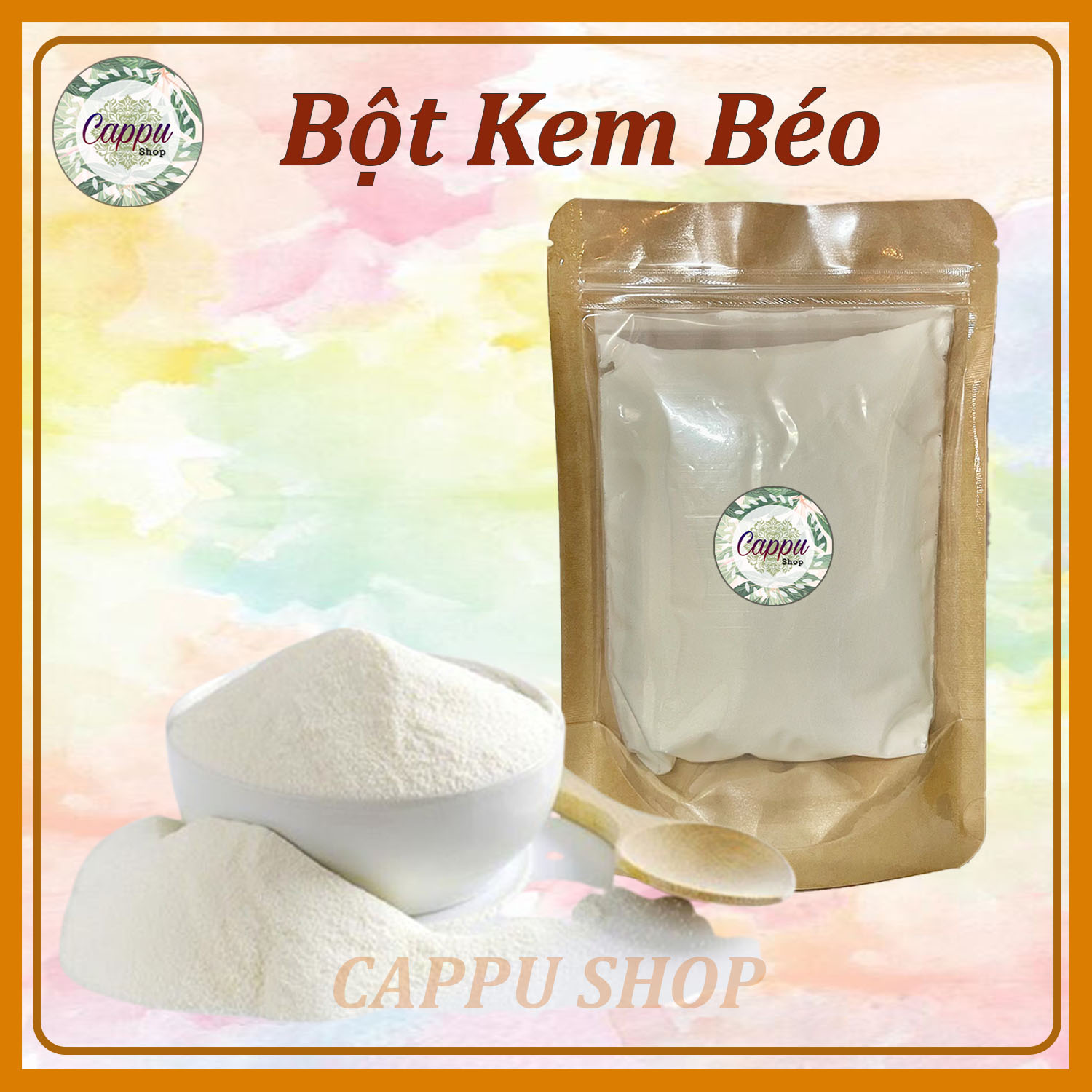 [FREESHIP] Bột Kem Béo, Bột Sữa Béo Pha Trà Sữa Trân Châu - 500gr - 1000gr (Cappu Shop)
