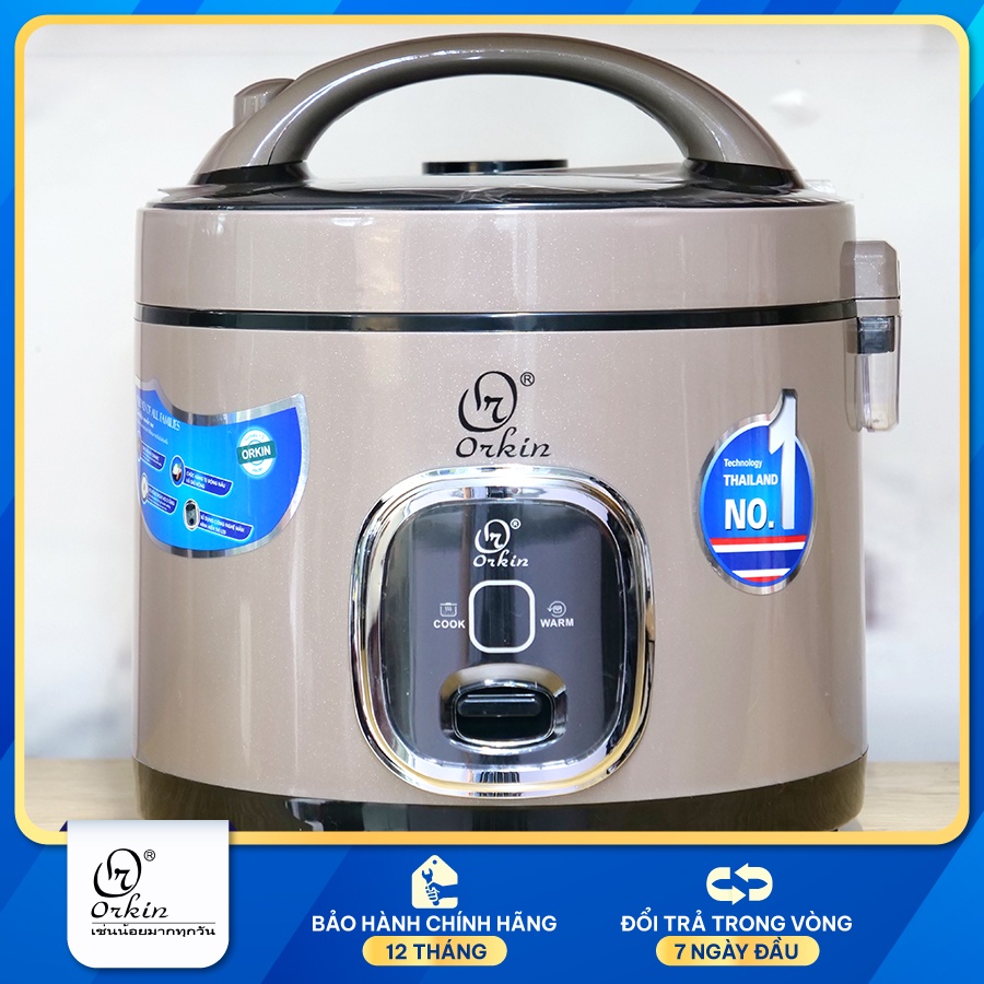 Nồi cơm điện Orkin OR30 Thái lan ,dung tích 3L-2.2 -1.8L-1.2l công xuất 700w nồi cơm điên tử ,nồi cơm điện Orkin, nồi cơm điện. hàng cao cấp với thiết kế nấu đa năng ,tay cầm chắc trẵn .lòng nồi được làm từ nhôm cao cấp