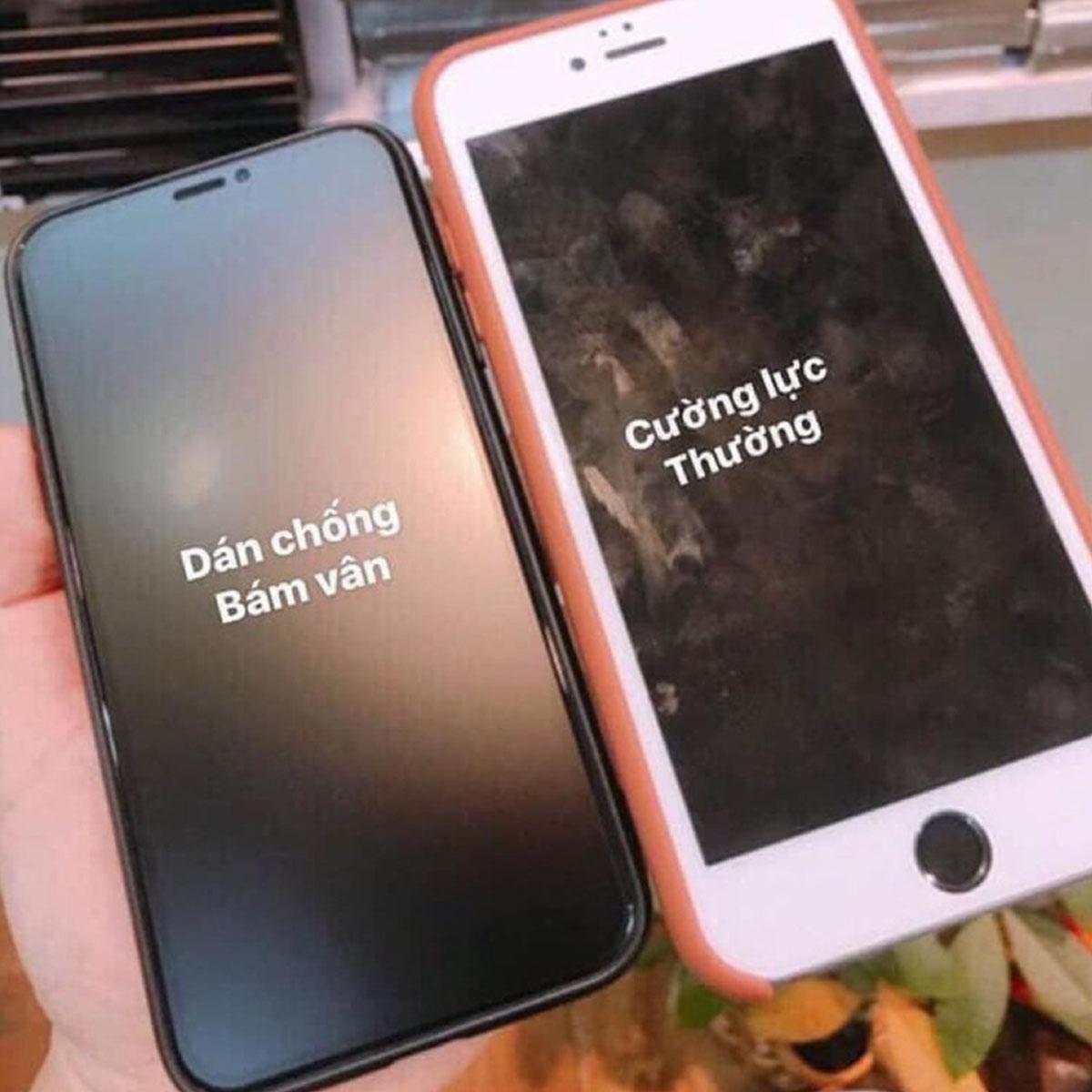 Kính cường lực nhám loại full màn hình chống bám vân tay lên đến 90% Iphone 6,6s,7,8,7P,8P,X,XS,XSmax