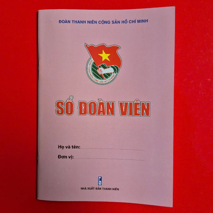 Sổ ĐOÀN VIÊN màu HỒNG - HA