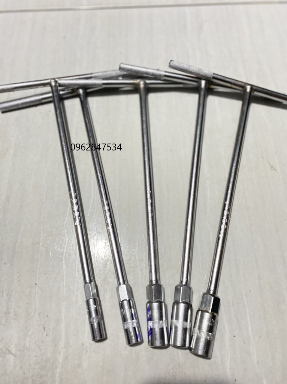 Combo 5 khóa chữ T từ 8-14 dochoixemay