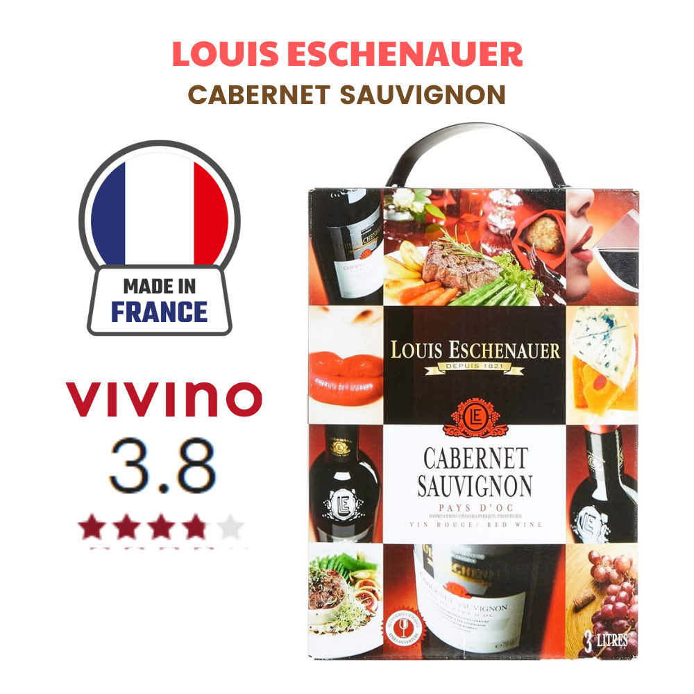Vang bịch Louis Eschenauer 3L