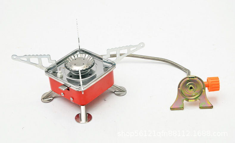 [HCM]Bếp gas mini dã ngoại gấp gọn có dây nối bình gas( có túi đựng)