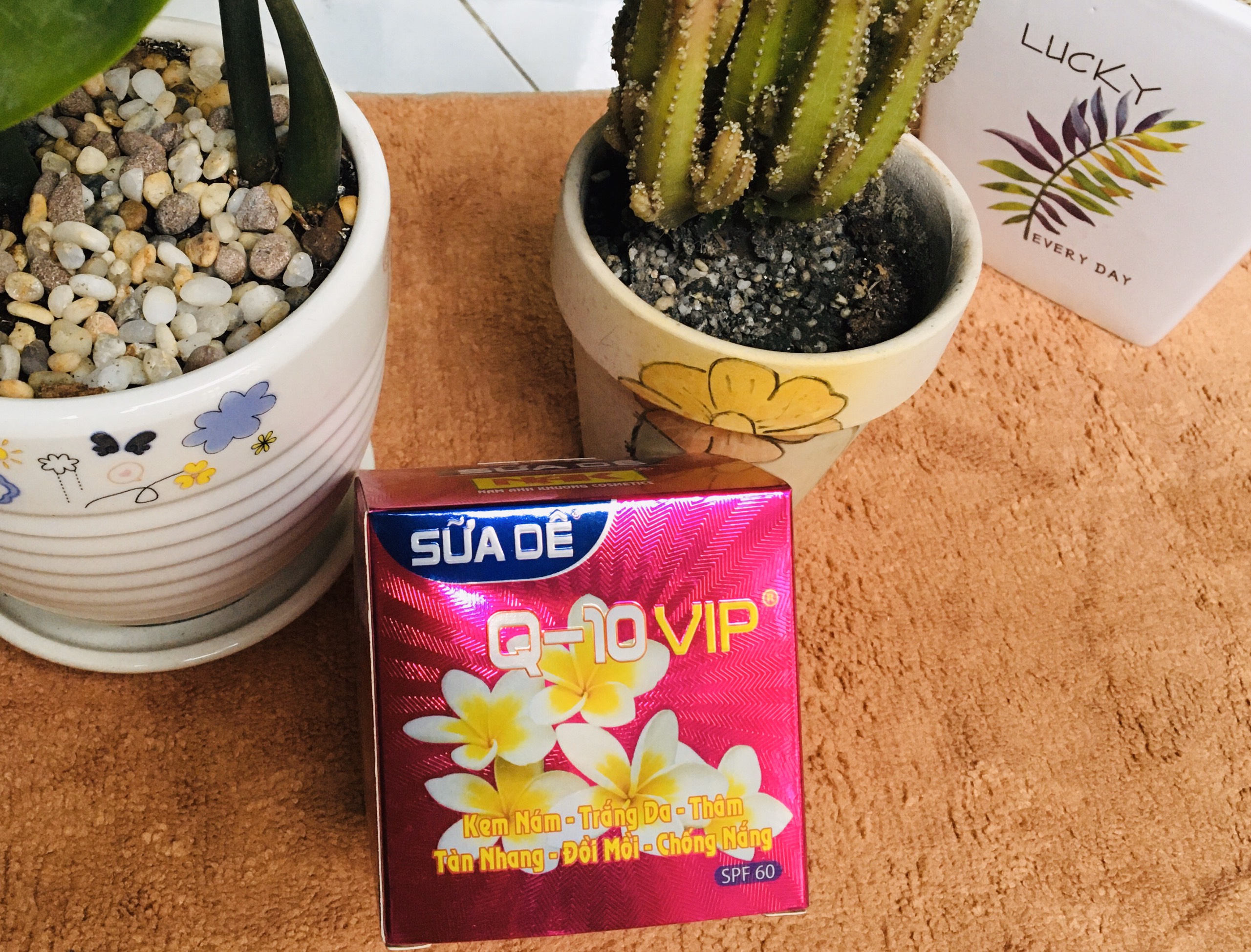 Kem Nám - Trắng da - Thâm - Tàn nhang - Đồi mồi - Chống nắng 9in1 Q10 - Sữa dê 30g