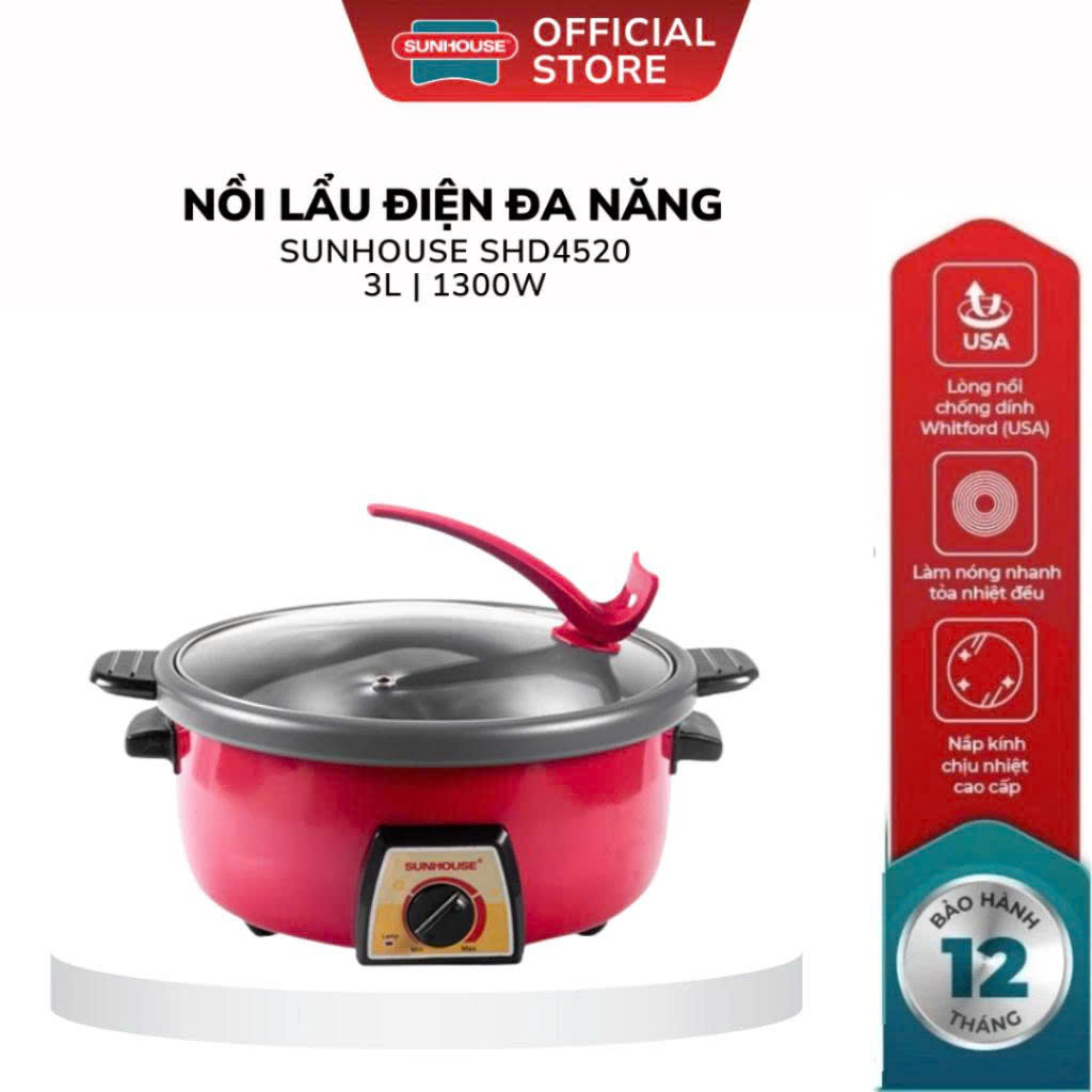 Lẩu điện Sunhouse SHD4520