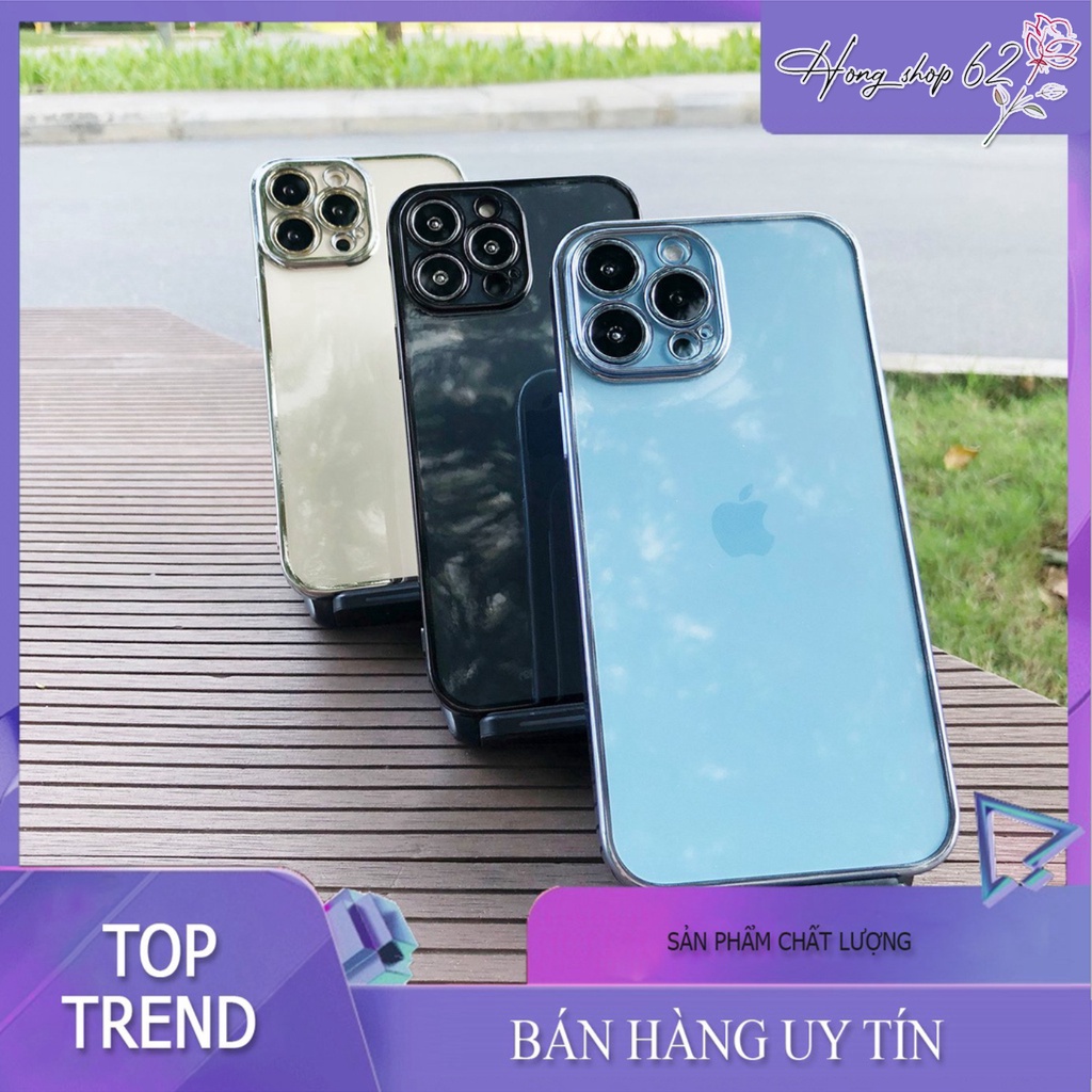 Ốp lưng tpu bảo vệ camera cao cấp viền màu iphone 13 , 13 pro , 13 pro max