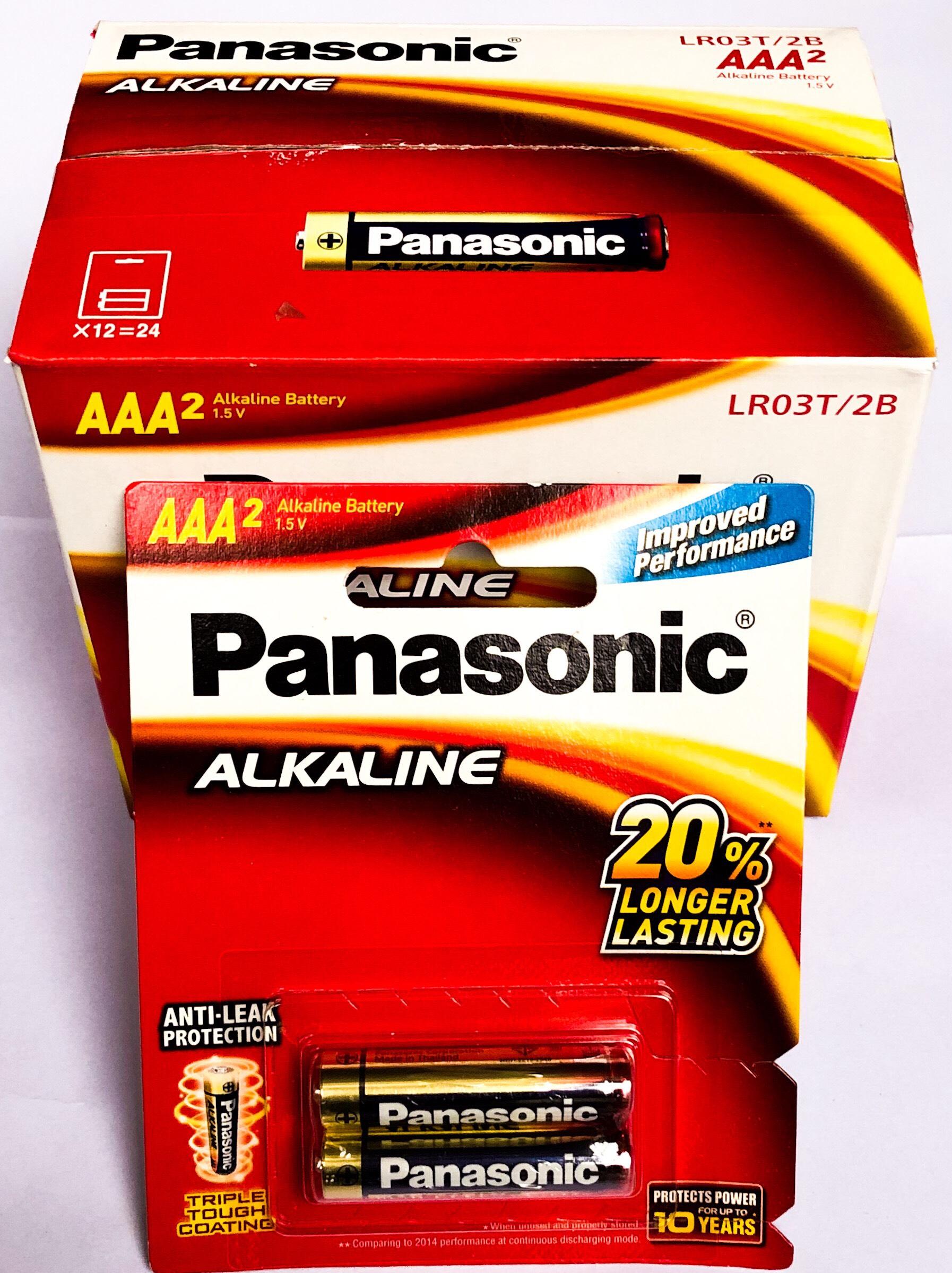Hộp 12 đôi pin aaa panasonic ankaline - pin khô 1,5 v