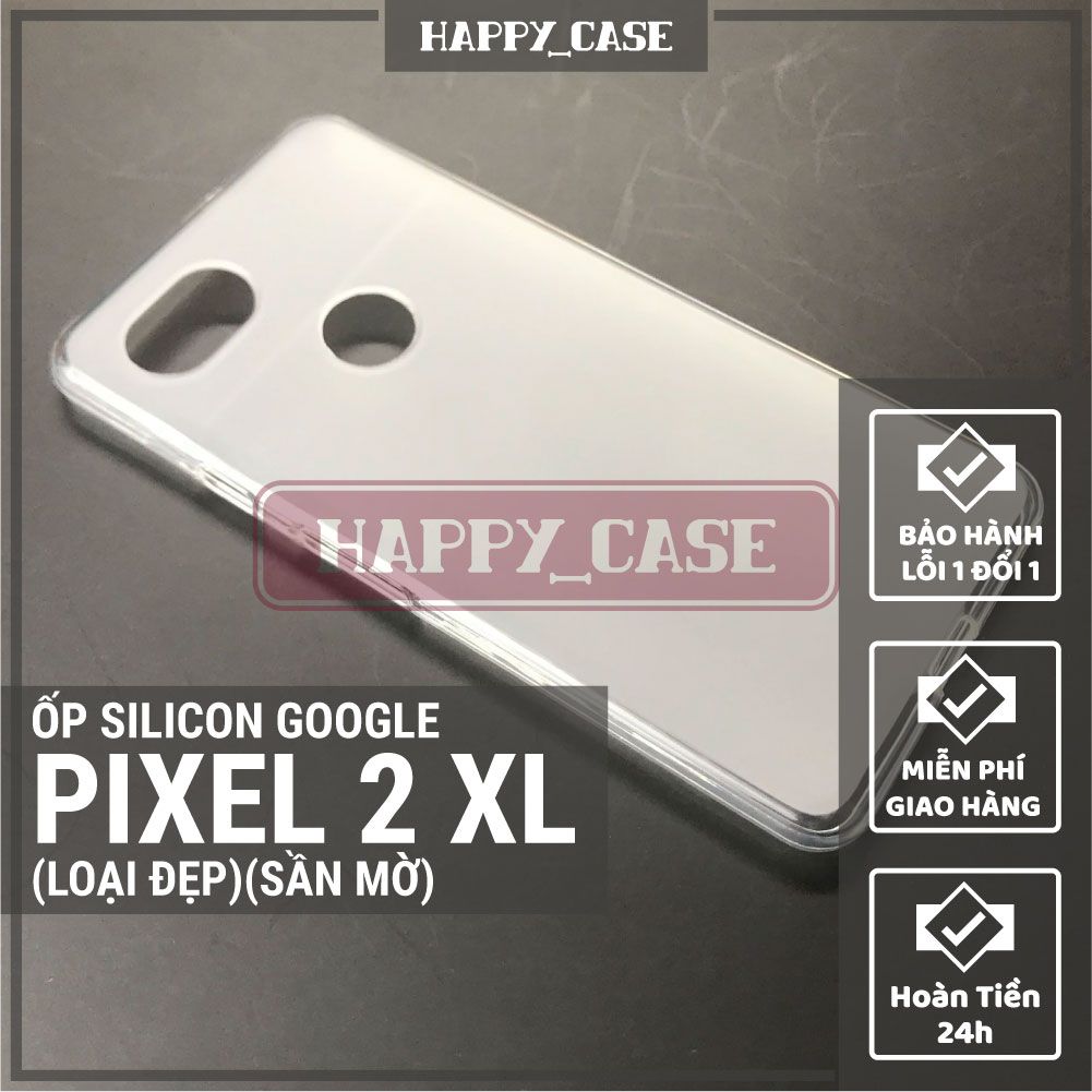 Ốp điện thoại google pixel 2xl thin transparent silicon