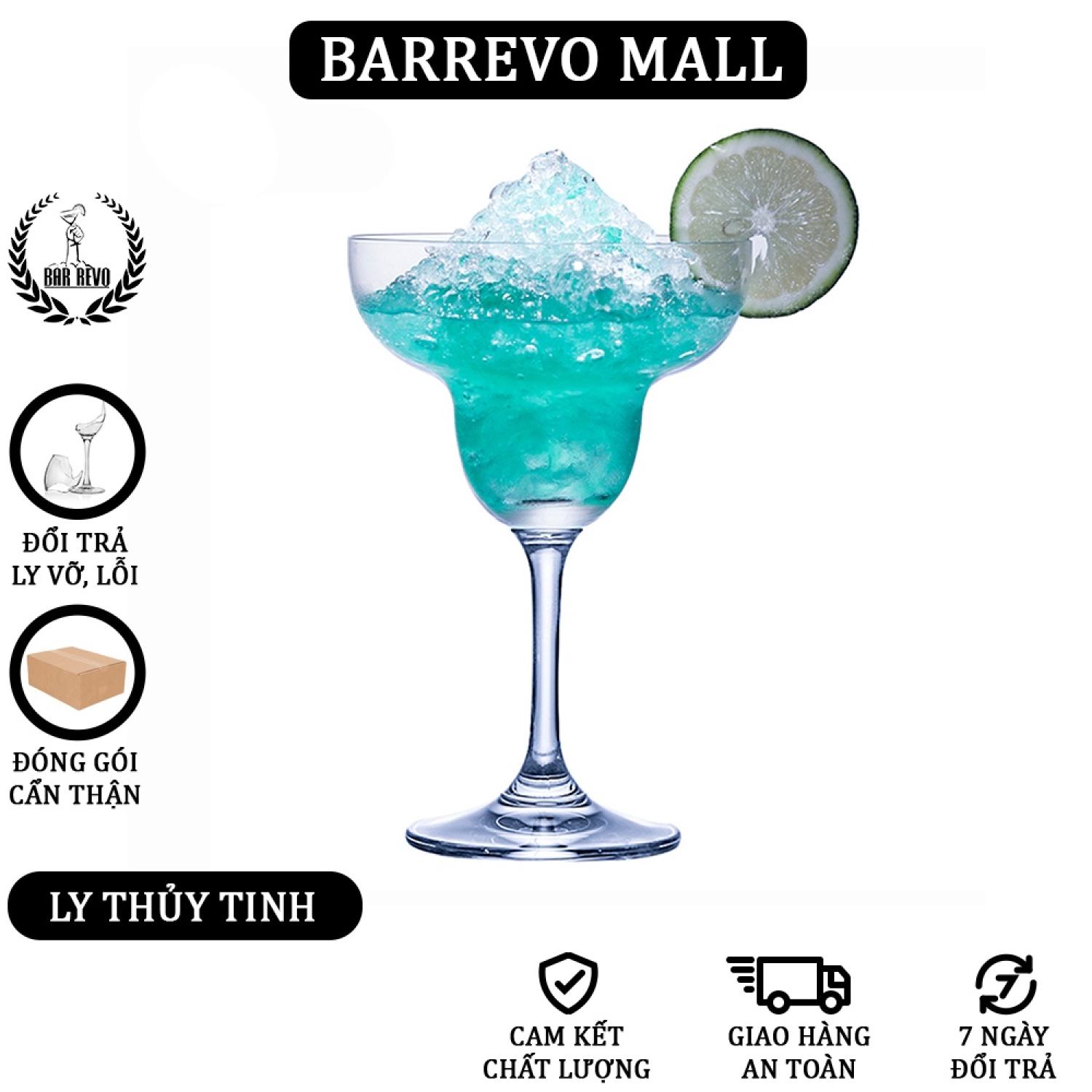 501m07 - margarita ocean glass 220ml - ly thủy tinh - ly margarita cocktail