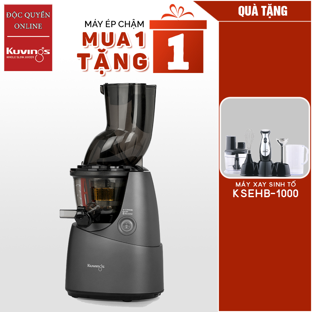 Máy ép trái cây tốc độ chậm kuvings ns-625cbs2 - tặng máy xay sinh tố kochstar ksehb-1000