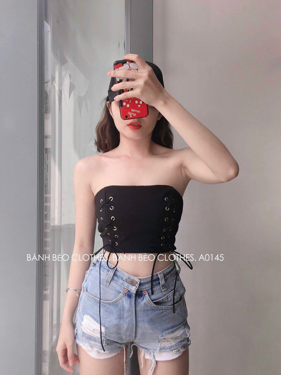 Áo ống xỏ dây đầy quyến rũ và cực chất - UT19