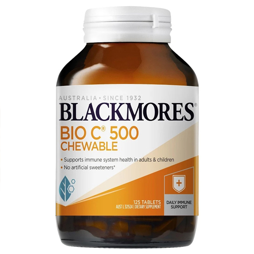 Viên Bổ Sung Vitamin C Blackmores Bio C 500mg Dạng Nhai 125 viên - Chemistware