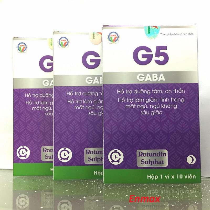 G5 GaBa cải thiện chất lượng giấc ngủ từ thiên nhiên