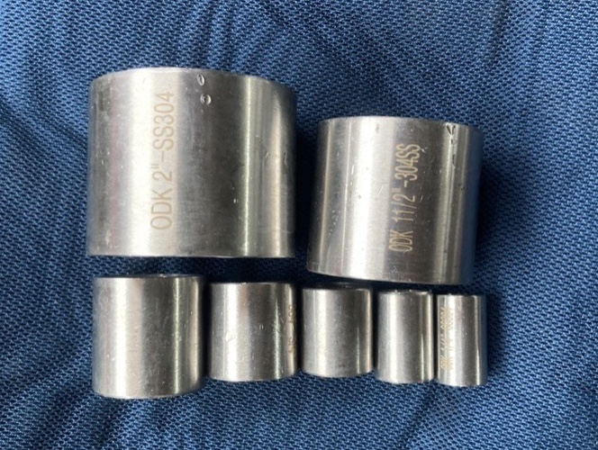 Nối ren trong inox 304, măng xông inox 304 phi 13 đến 114