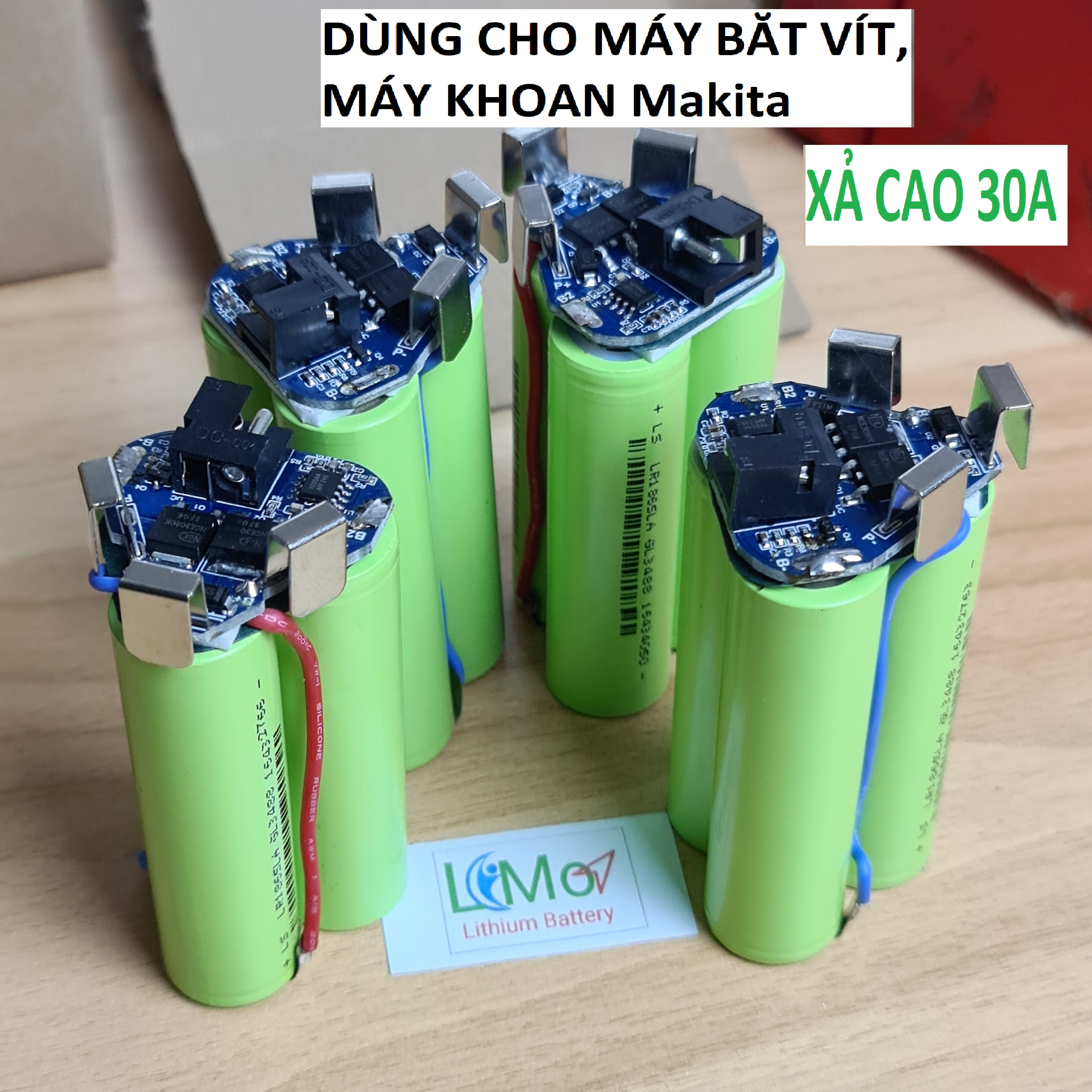 Pin máy khoan Makita 3S 12v 2600mah tam giác. Khối pin 3s 12.6V thay pin máy bắt vít 12v, máy khoan makita 12v - LIMO