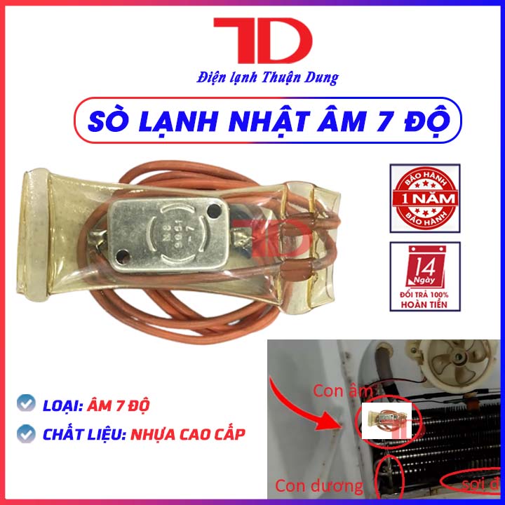 Sò lạnh tủ lạnh Nhật âm 7 độ loại tốt, sensor cảm biến âm và dương, sò nóng lạnh các loại - Điện Lạnh Thuận Dung