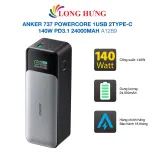 Sạc dự phòng Anker 737 PowerCore 1USB 2Type-C 140W PD3.1 24000mAh A1289 - Hàng chính hãng - Thiết kế độc đáo, trang bị màn hình kỹ thuật số, hổ trợ sạc nhanh và tuổi thọ cao