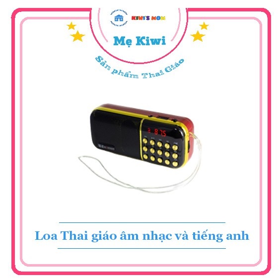 Loa nontaus & thẻ nhớ 4gb [thai giáo & giáo dục sớm} + nhạc thai giáo