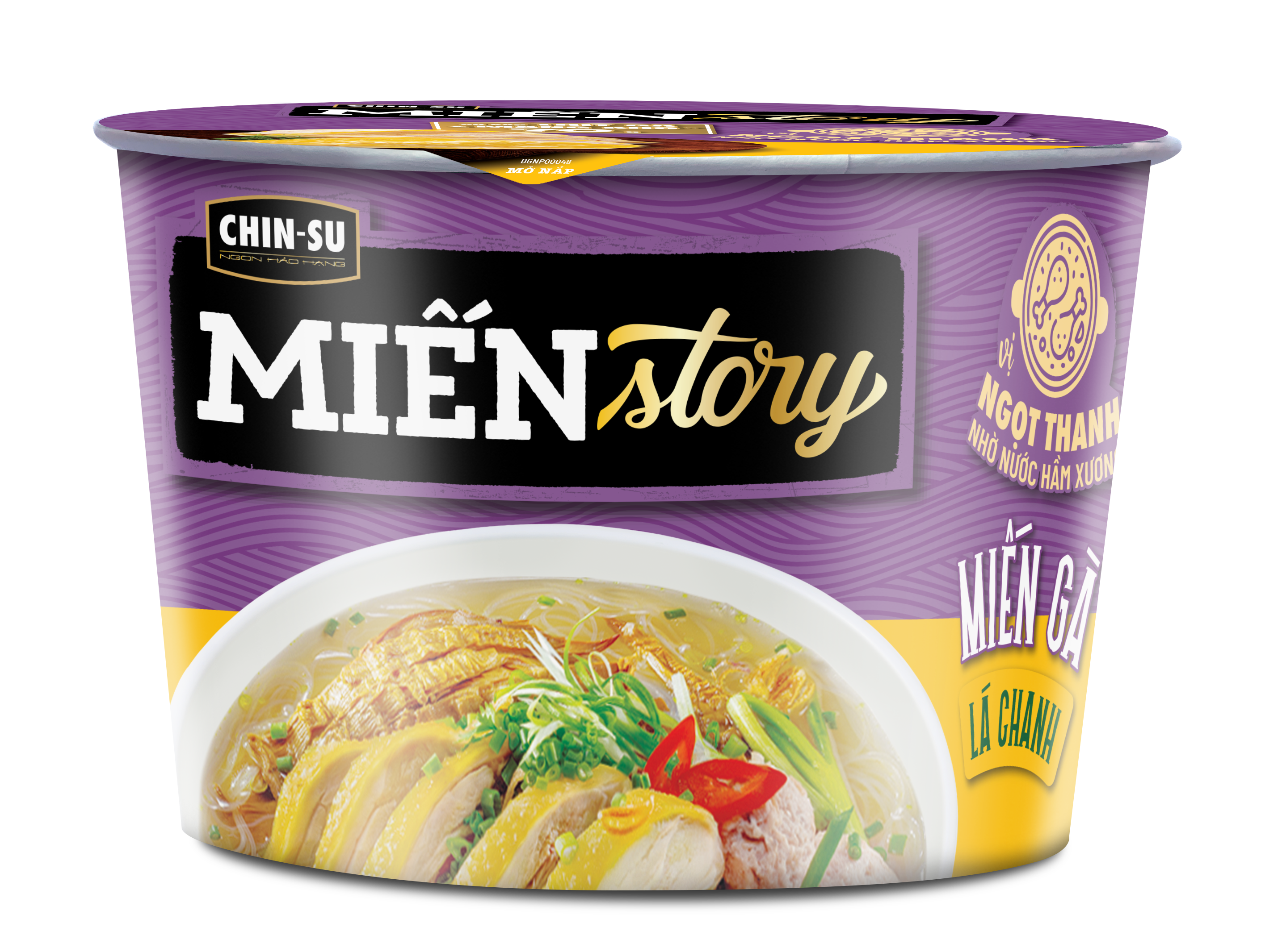 [Hàng tặng không bán] Miến CHIN-SU Story gà đặc biệt tô x 129gr