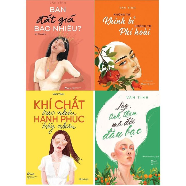 Combo 4 cuốn vãn tình : khí chất, bạn đắt giá, lấy tình thân đổi đầu bạc, không tự khinh bỉ