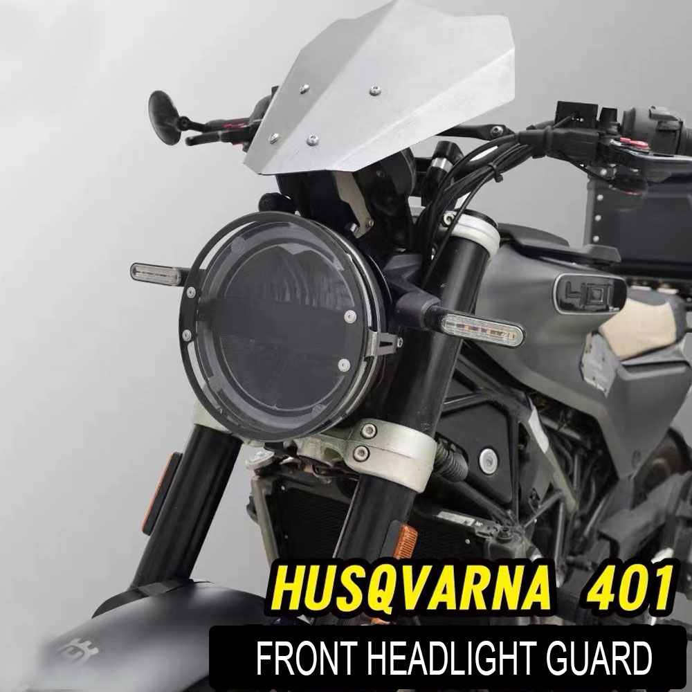 Cho Husqvarna svartpilen 401 250 2018 2022 bảo vệ đèn pha xe máy lưới tản nhiệt bảo vệ Bìa bảo vệ nướng Bìa