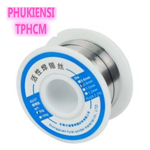 Thiếc hàn 63a-63 % 0.8mm 100g