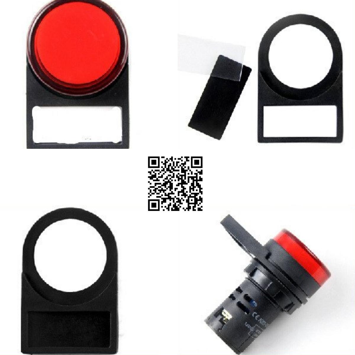 [HCM]Tem nhãn mica phi 22mm và 25mm ghi tên, kí hiệu thiết bị điện trên tủ điện dễ nhận diện