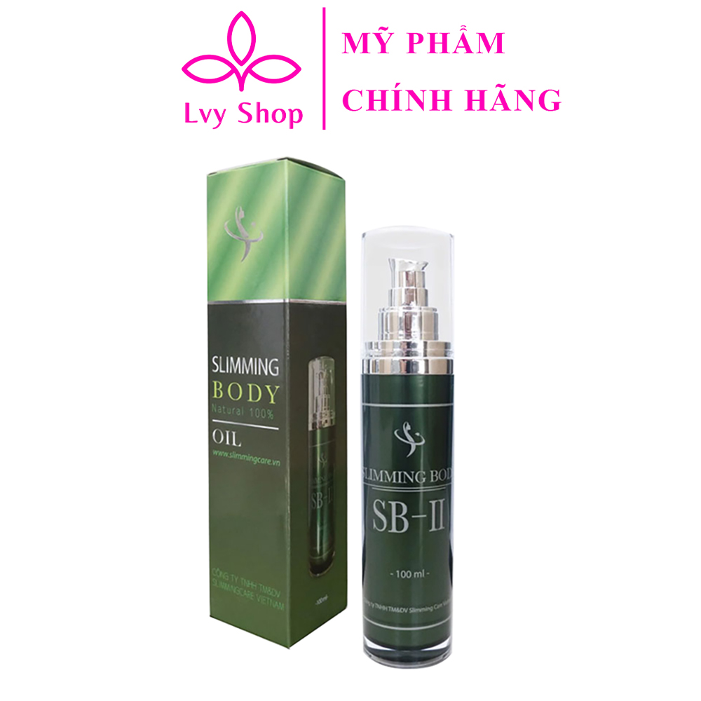 Tinh dầu Slimming Body SB-II 100ml Lvy Shop ủ nóng tan mỡ bụng massage body đốt cháy mỡ bụng tan mỡ thừa sau sinh