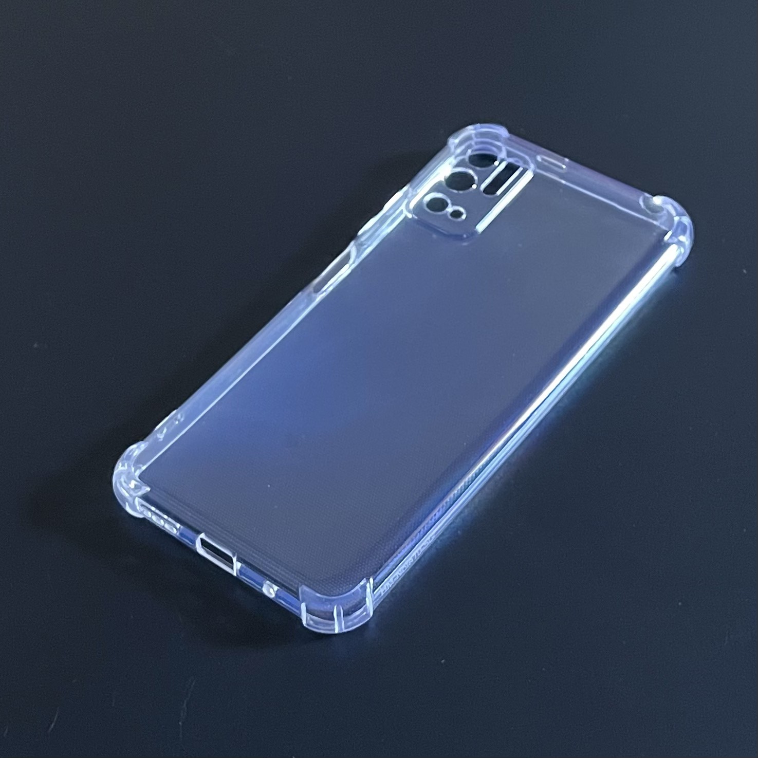 Ốp lưng silicon trong suốt chống sốc 4 cạnh cao cấp cho Xiaomi Redmi Note 10 5G (khoét riêng mắt camera)