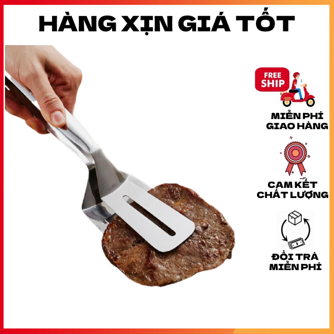 Kẹp gắp đồ ăn nóng đa năng như cá rán, bò bít tết, thịt nướng, các loại đồ nướng, đồ chiên, bánh