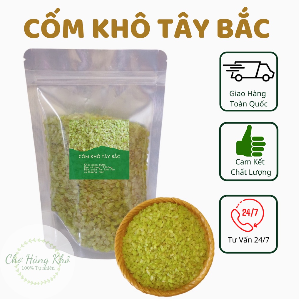 Cốm khô tây bắc gói 500g